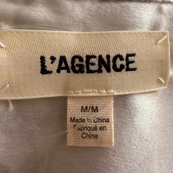 L'AGENCE Tyler Floral Print Woven Silk Shirt - Picture 8 of 12